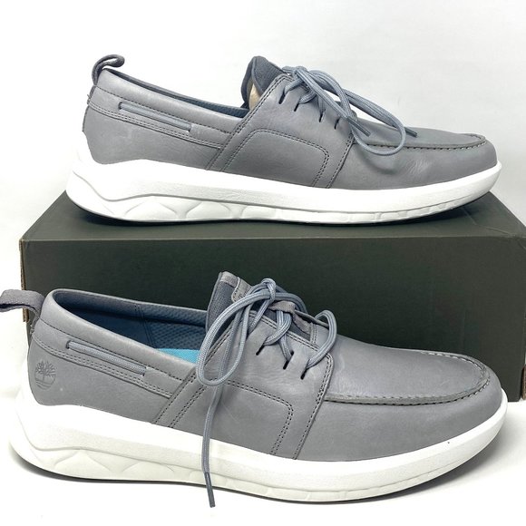Timberland Shoes | Timberland Bradstreet Ultra Oxford Gray Full Grain White Men's TB 0a42g1 085 | Color: Gray/Silver | Size: 11.5 | Allseasons2020's